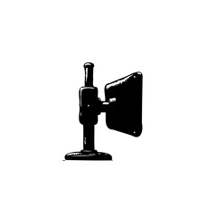 Vintage illustration of a candlestick telephone against a plain background