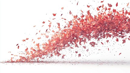 Obraz premium Autumn leaves swirling in the wind (33)