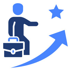 Obraz premium Career Goal Icon