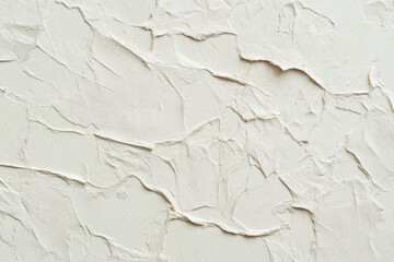 Textured, light beige plaster surface with deep creases and ridges
