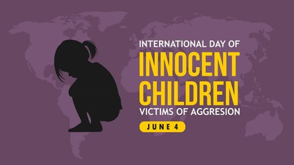international day of innocent children victims of aggression video animated