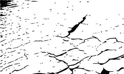 The Cracks Grunge Urban Background.Texture Vector.Dust Overlay Distress Grain ,Simply Place illustration over any Object to Create grungy Effect .abstract,splattered , dirty,poster for your design.