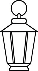 lantern in the form of heart