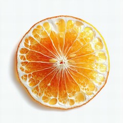 orange on white background