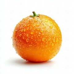 orange on white background