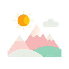 Summer Vibes Collection: Minimalist Seasonal Icons of Nature, Flowers, Outdoor Activities, and Everyday Moments – Clean Vector Design, No People, No Text, No Logos
