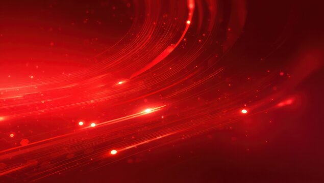 Bold abstract red technology background with futuristic design elements and innovation focus.