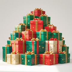 Obraz premium stack of gifts