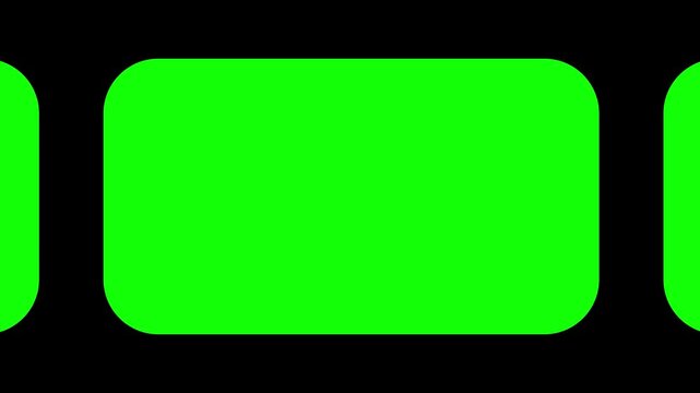 Scrolling Green Screen Rounded Background