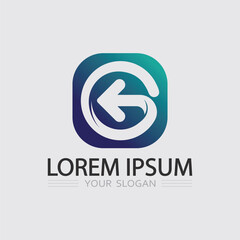 Split Arrow Vector Logo for Choices and Decision Making