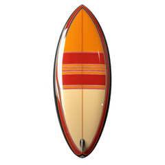 Surfboard isolated on transparent background.