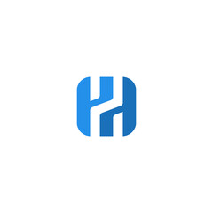 Letter H logo icon design