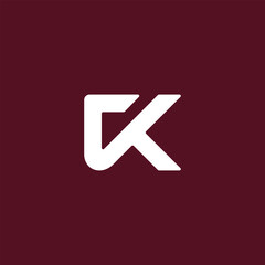 PrintAbstract lettermark logo featuring the letters "C" and "K"