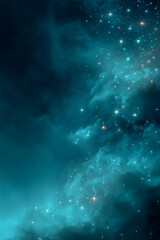 Fototapeta premium A blue sky with a lot of stars