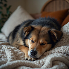 norwegian buhund portrait