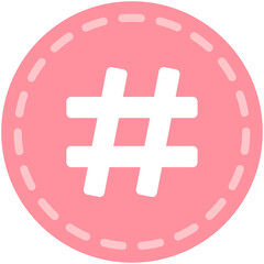 Hashtag # Symbol  