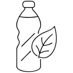 Zero waste symbol with leaf design representing eco friendly living and sustainability