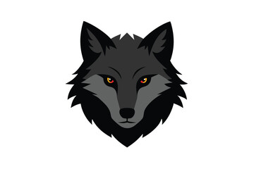 wolf  head vector illustration