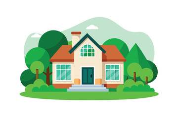 vector illustration of a house