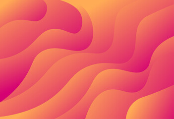 Liquid background with Orange color combination