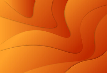 Liquid background with Orange color combination