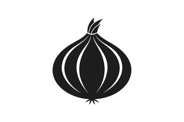 Handcrafted Onion Silhouette Free Vector