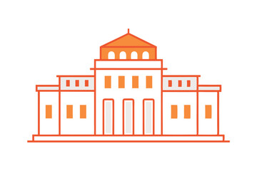 vector illustration of a building