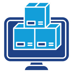 Digital Storefront Dual Tone Icon