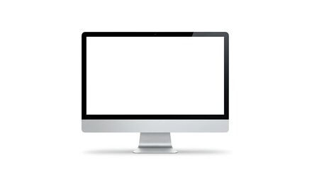 Sleek Desktop: Blank Screen, Minimalist Design