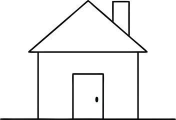 home icon. House symbol Vector illustration.