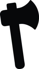 silhouette of an axe