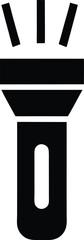 flash light silhouette icon
