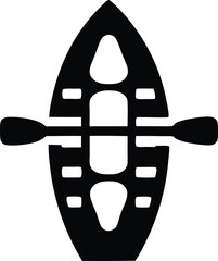 kayak sport icon sign vector