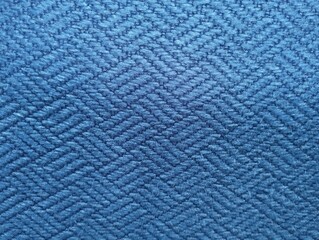 close up of blue fabric texture