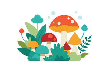 Printable Graphics of Various Mushrooms