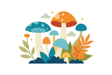Printable Graphics of Various Mushrooms