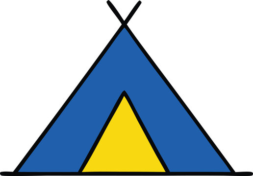 recommend clip art: native american tipi tent icon vector illustration