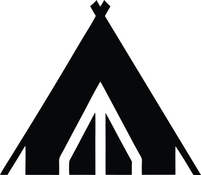 recommend clip art: native american tipi tent icon vector illustration