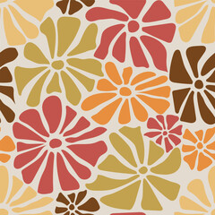 Fototapeta premium TROPIC CITRUS FLOWERS surface pattern design tiles