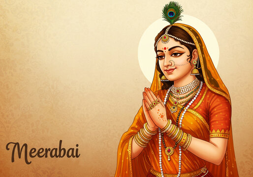 Divine Meera Bai in Traditional Attire