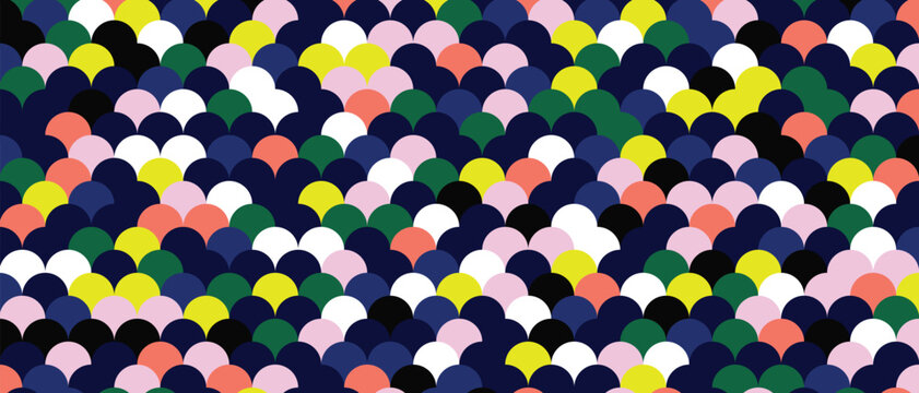 diverse multi cultural different ethnicity various age mixed demographic crowd of people. abstract children kids teen teenager group silhouette pattern texture vector illustration background.