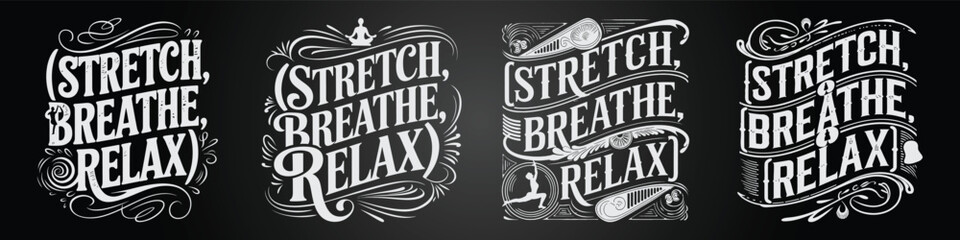 Creative Chalk Font Poster with Gym Motivation Vibes