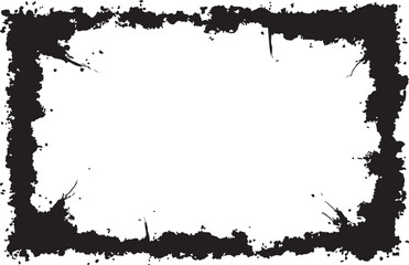 Grunge Ink Splash Border Bundle