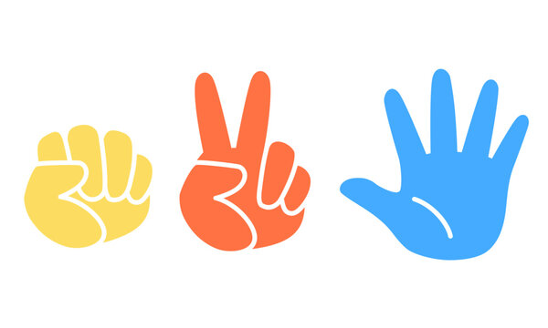 グーチョキパーのイラスト