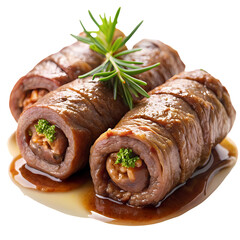 Delicious Beef Roulade Recipe Easy Steps  Tasty Results isolated on transparent background