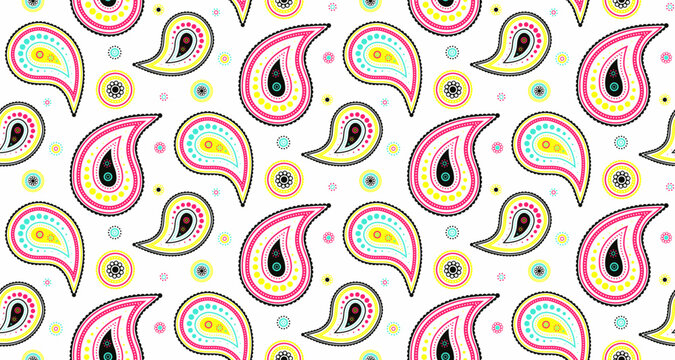 Tropical doodle with tissue cool. Paisley intricate as classic template. Surface curtain in eternity flowing.