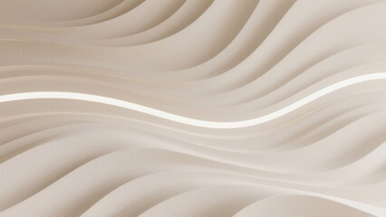 Obraz premium Abstract flowing wave patterns with a soft neutral color palette ideal for backgrounds