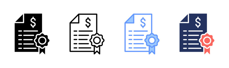 Regulation icon sheet multiple style collection
