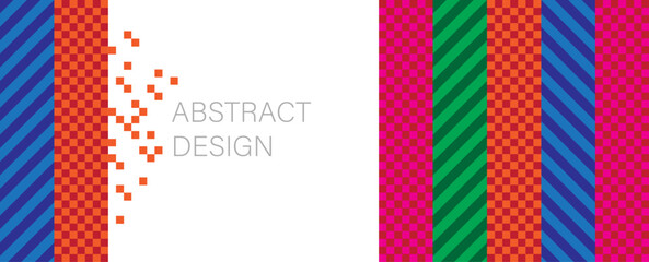 Abstract background with geometric pattern. Template banner. Web design