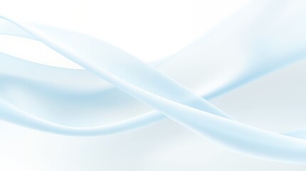 Obraz premium Soft elegant blue waves flow like silk creating a serene and graceful abstract design